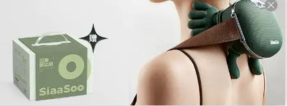 Heated wireless neck and back massager